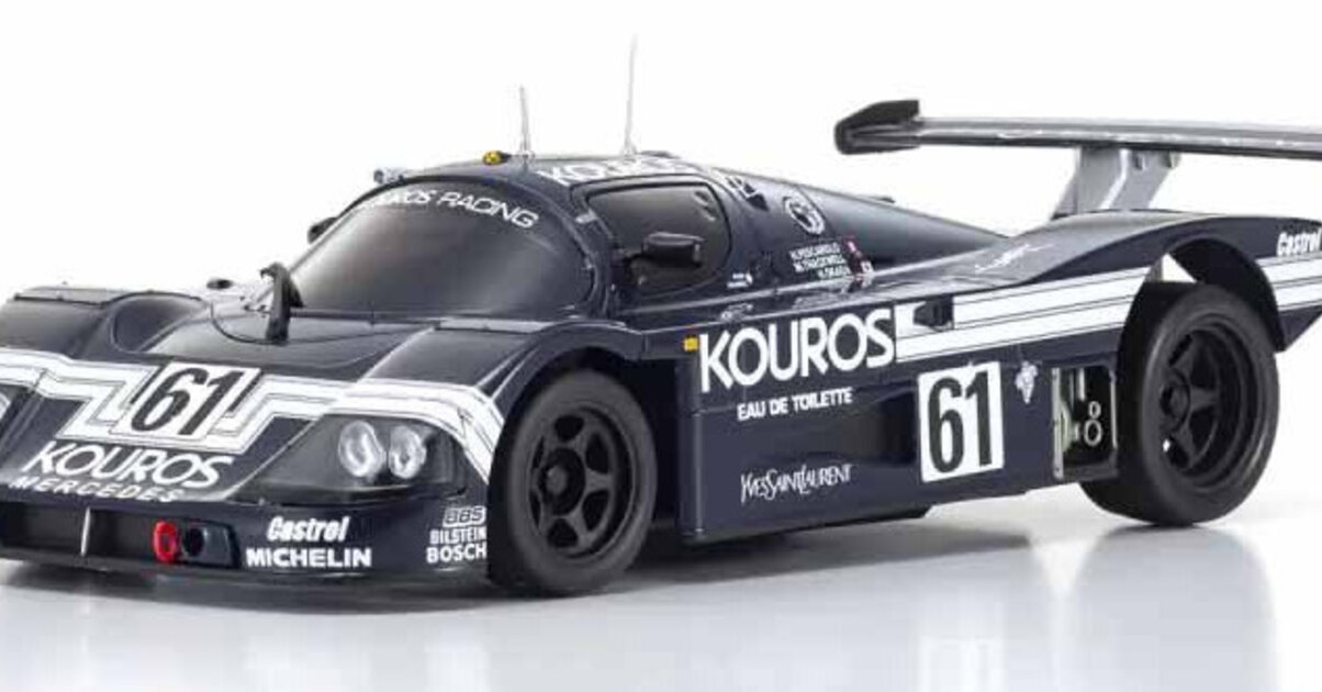 ミニッツ　Sauber-Mercedes Kyosho Autoscale Mini-Z Sauber Mercedes C9 Kouros No61 LM 1987 (W